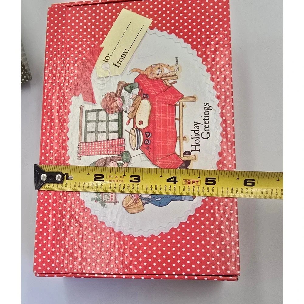 Vintage General Box Co. Christmas‎ Nestled Pencil Gift Box Set 3ct. NEW